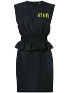 Versus Printed Chest Pocket Dress - Black