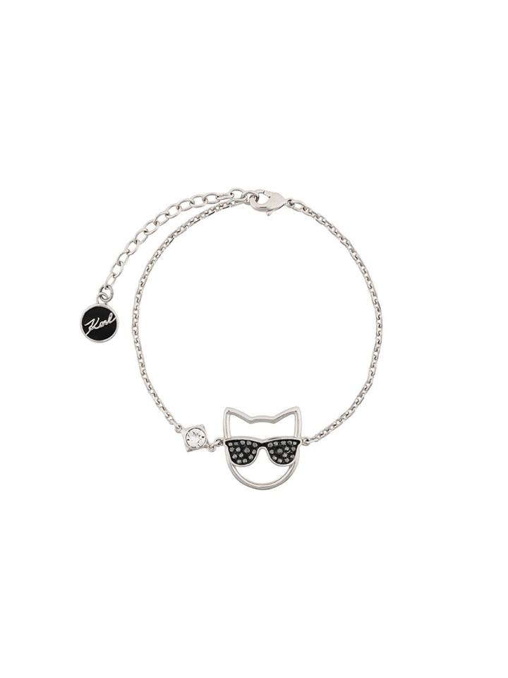 Karl Lagerfeld Sunglasses Choupette Bracelet - Silver