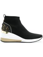 Michael Michael Kors High Platform Sneakers - Black