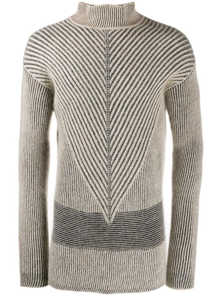 Rick Owens Oversized Patterned Jumper - Black