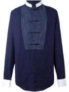 Dsquared2 'china Tux' Shirt, Men's, Size: 48, Blue, Cotton