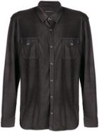 John Varvatos Chest Pocket Shirt - Black