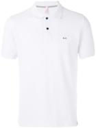Sun 68 - Contrast Logo Polo Shirt - Men - Cotton/spandex/elastane - Xl, White, Cotton/spandex/elastane