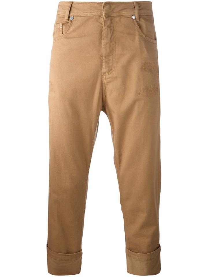 Neil Barrett Turn Up Hem Trousers