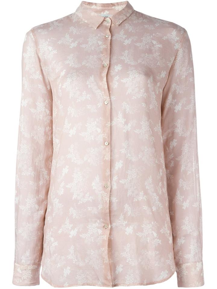 Forte Forte Floral Print Shirt, Women's, Size: Ii, Pink/purple, Cotton/silk