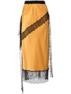 Romance Was Born Devotion Lace Slip Skirt - Yellow