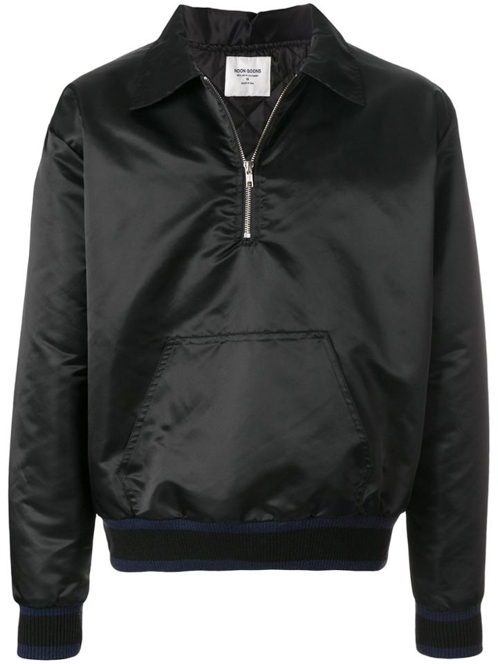 Noon Goons Pouch Pocket Bomber Jacket - Black