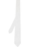 Burberry Classic Cut Monogram Silk Jacquard Tie - White