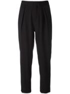 See By Chloé Cropped Tapered Trousers - Black