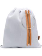 Mm6 Maison Margiela Mesh Drawstring Backpack - White