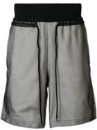 Odeur Zip Leg Shorts - Black