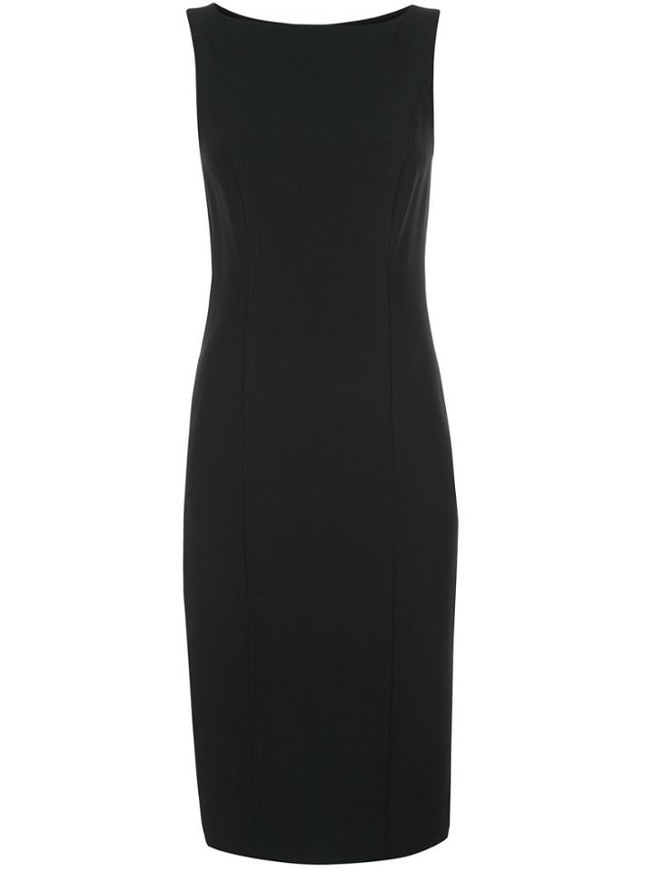 Carolina Herrera Fitted Midi Dress - Black