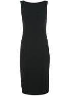 Carolina Herrera Fitted Midi Dress - Black
