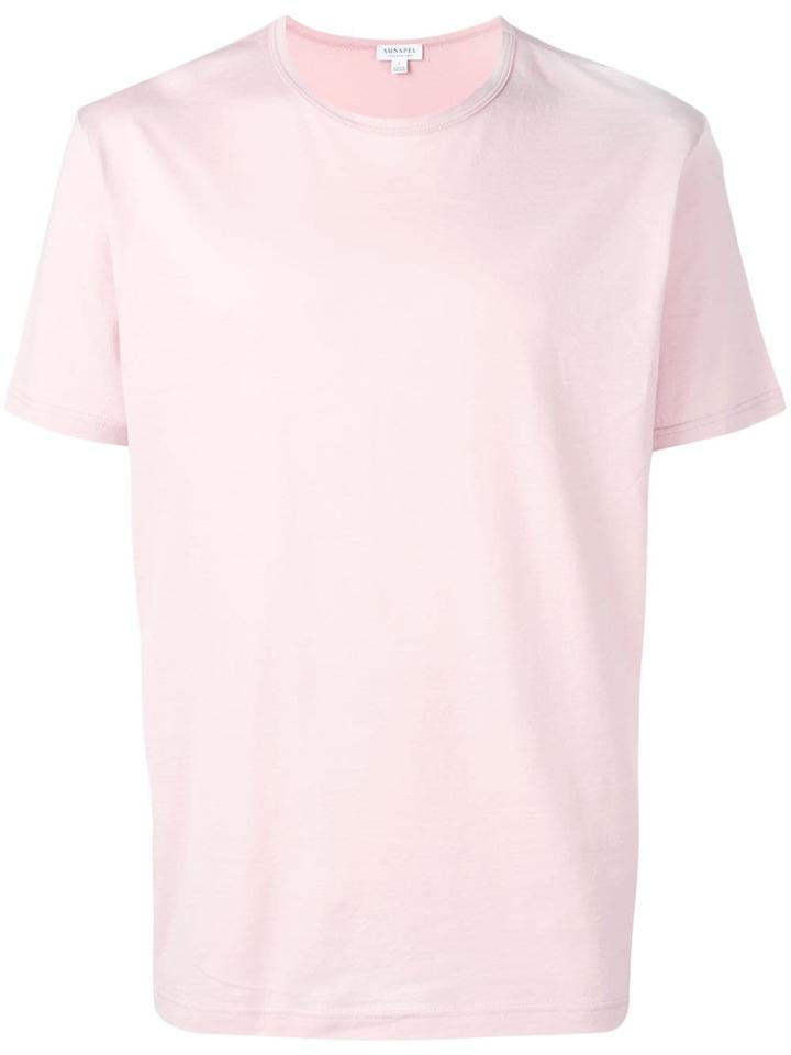 Sunspel Classic Crewneck T-shirt - Pink