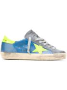 Golden Goose Deluxe Brand Super Star Sneakers, Women's, Size: 41, Blue, Leather/rubber
