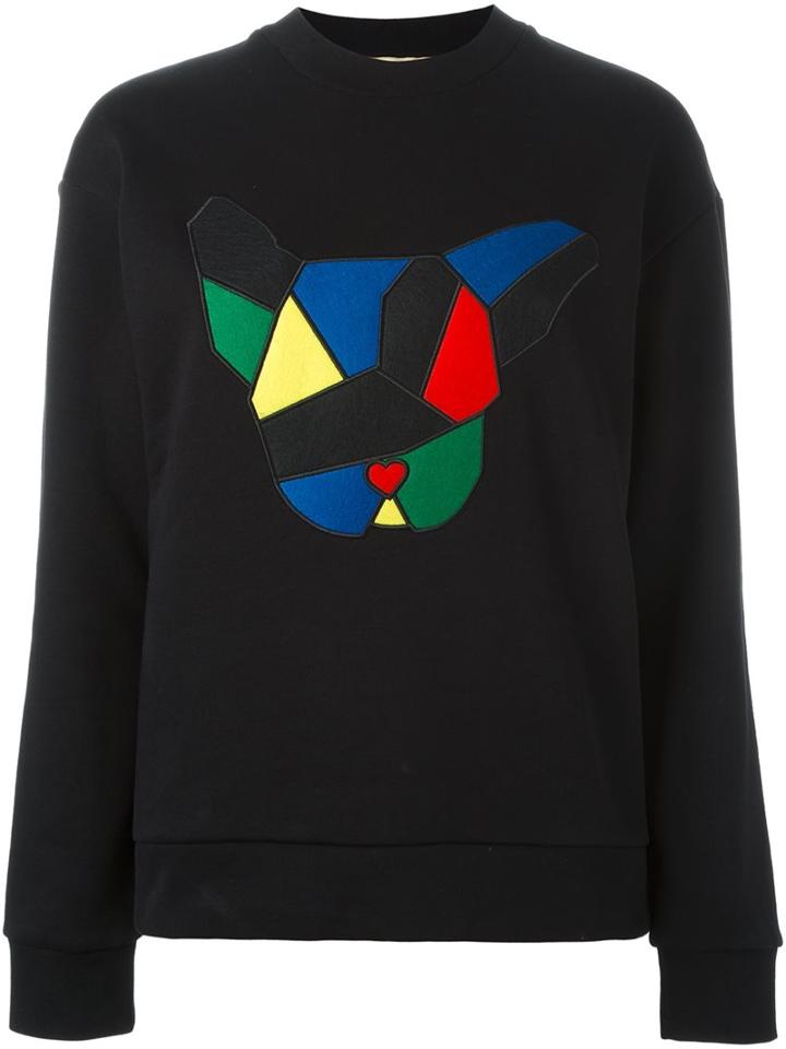 Être Cécile Geometric Print Sweatshirt