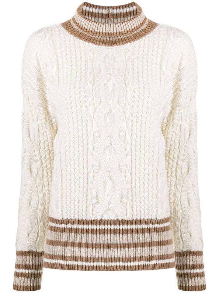 Lorena Antoniazzi Cable Knit Jumper - Neutrals
