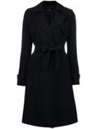 Theory Belted Waist Coat - Black
