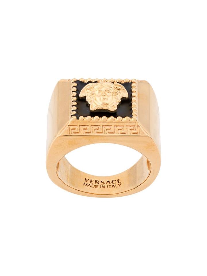 Versace Medusa Signet Ring - Gold