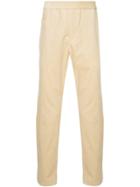 Estnation Elastic Waist Cropped Trousers - Brown