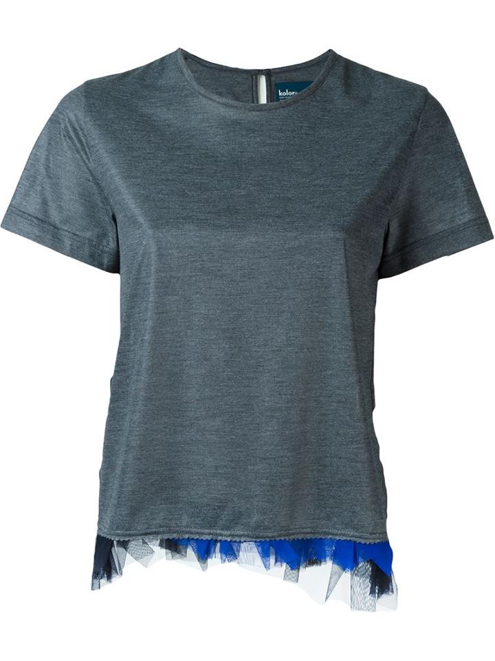 Kolor Tulle Detail T-shirt