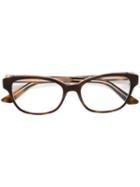 Dior Eyewear 'montaigne 3' Glasses, Brown, Acetate