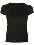 Rick Owens Micro Shoulder Studs T-shirt - Black