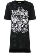 Versace Jeans Tiger Logo Print T-shirt - Black
