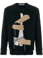 Chalayan Blanket Embroidered Jumper - Black
