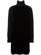Sacai Panelled Turtleneck Dress - Black