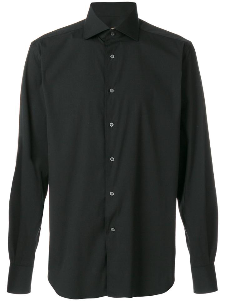 Corneliani Plain Shirt - Black