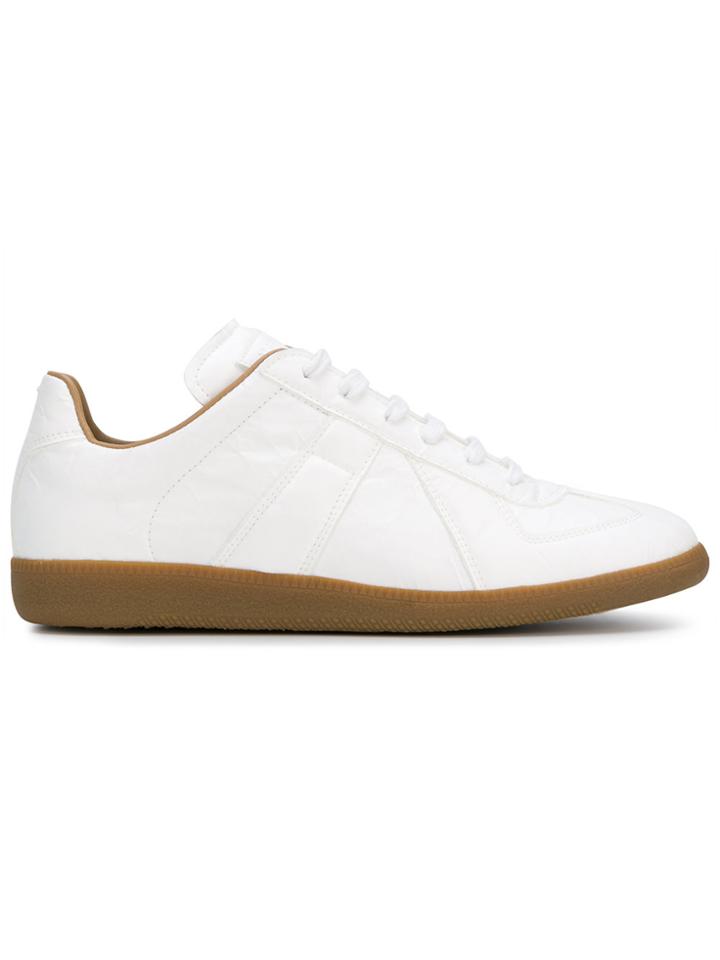 Maison Margiela Replica Paper Effect Sneakers - White