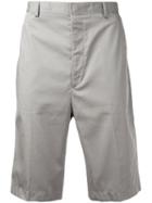 Lanvin - Classic Chino Shorts - Men - Cotton - 46, Grey, Cotton