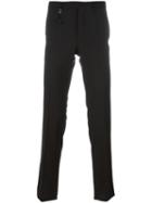 Incotex Skinny Tailored Trousers, Men's, Size: 48, Black, Wool
