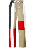 Liam Hodges - Colour Block Trousers - Men - Cotton - S, Cotton