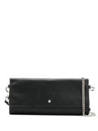 Mm6 Maison Margiela Foldover Top Wallet - Black