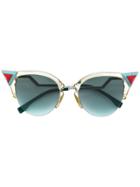 Fendi Eyewear Iridia Sunglasses - Green