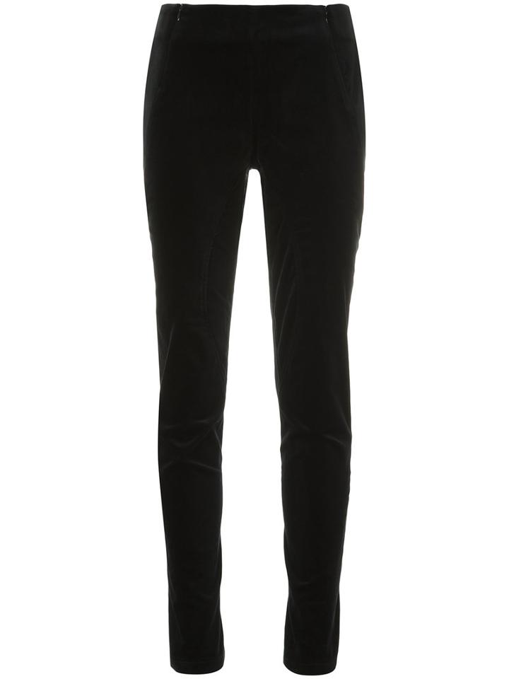 Uma Raquel Davidowicz - Skinny Trousers - Women - Cotton/spandex/elastane - 38, Black, Cotton/spandex/elastane