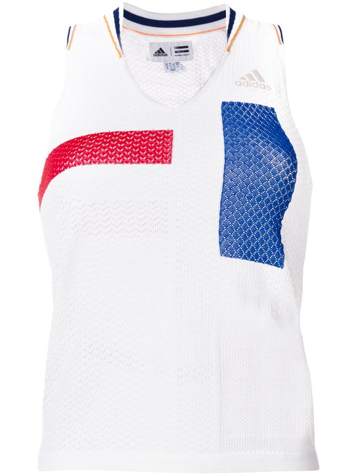 Adidas Coloublock Design Tank Top - White