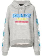 Dsquared2 Only Good Vibrations Logo Hoodie - Grey