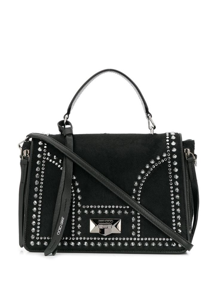 Jimmy Choo Helia Top Handle Tote - Black