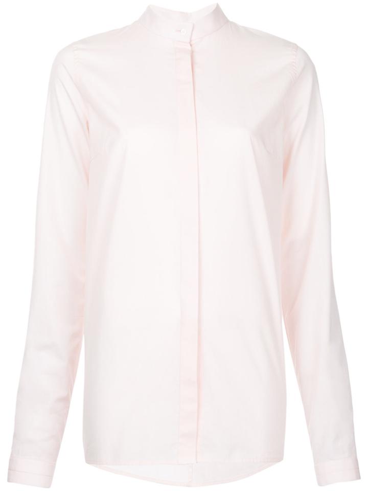 Dion Lee Drawstring Open Back Shirt - Pink & Purple