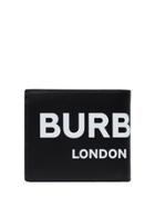 Burberry Logo Print Bi-fold Wallet - Black