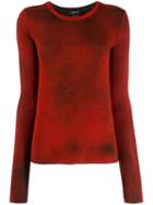 Avant Toi Ribbed Jumper - Red