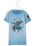 Courage And Kind Kids - Spider-man T-shirt - Kids - Cotton - 10 Yrs, Blue