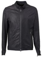 Drome Band Collar Jacket, Men's, Size: Large, Black, Sheep Skin/shearling/acetate/viscose