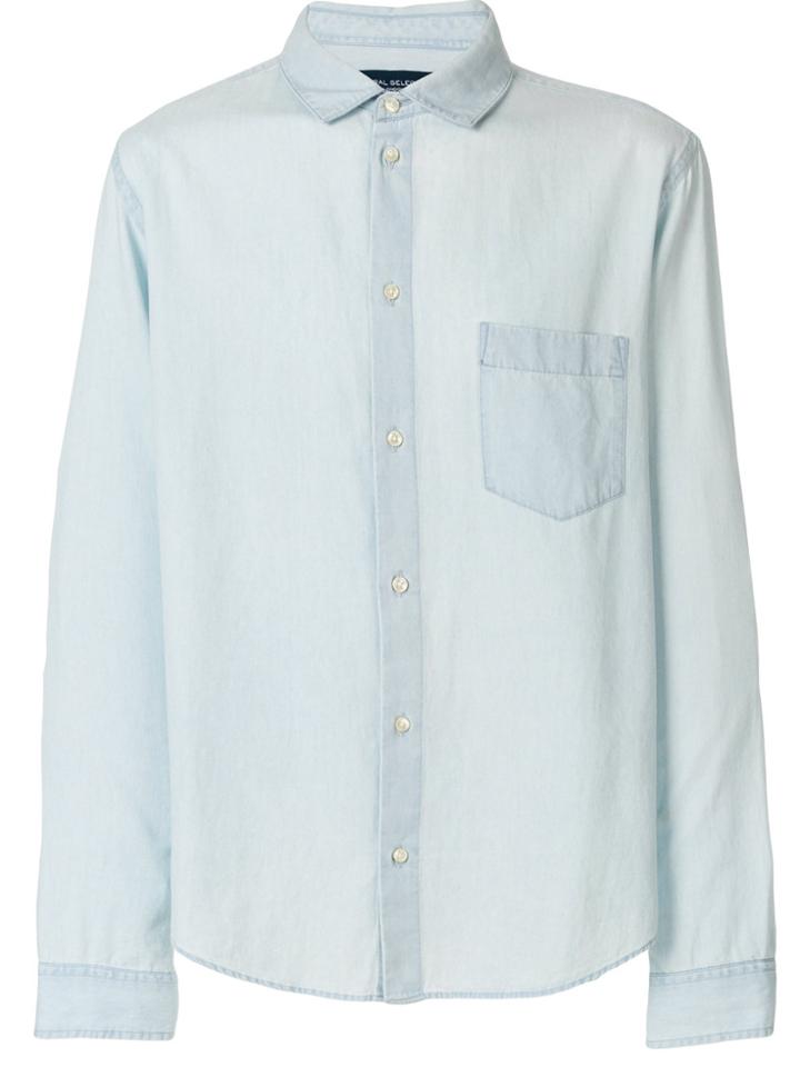 Natural Selection Pocket Button Shirt - Blue