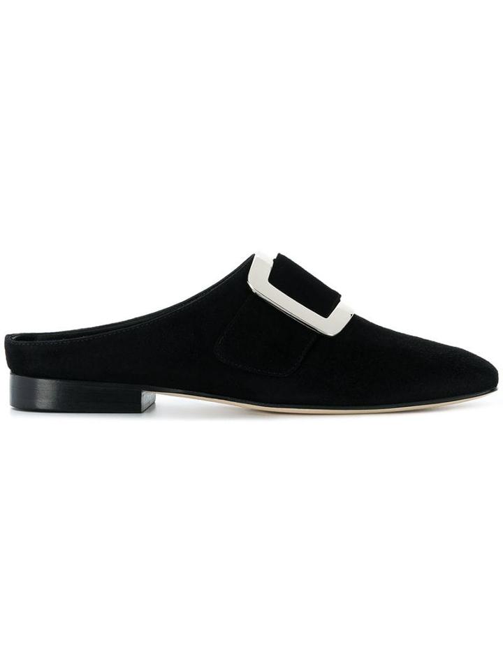 Dorateymur Square Mules - Black