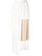 Erika Cavallini 'zoe' Pleated Skirt, Women's, Size: 44, Nude/neutrals, Polyester