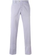 Etro Classic Chinos, Men's, Size: 50, Pink/purple, Cotton/spandex/elastane